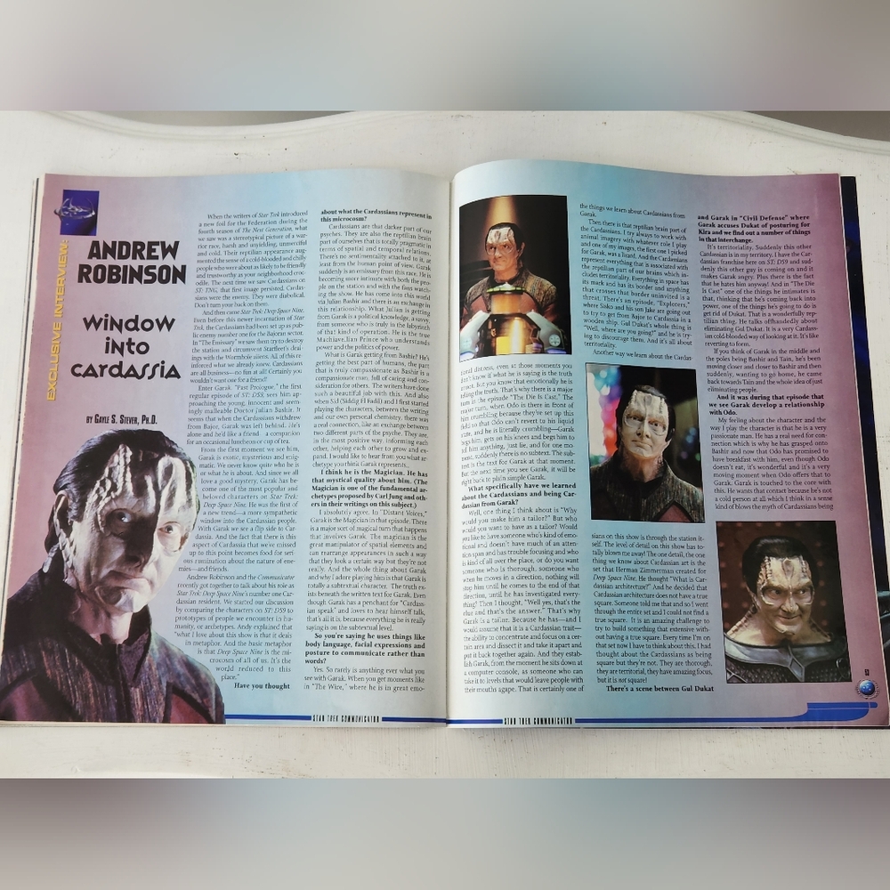 Vintage Star Trek Communicator Magazine #163 USS Enterprise Cover July/Aug 1995 - Picture 8 of 10